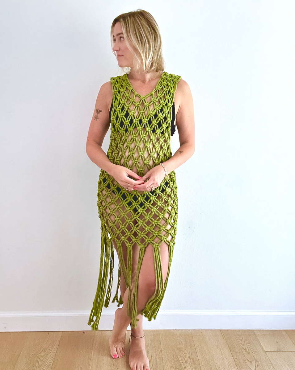 Macrame Dress: Edamame – Meg Spitzer
