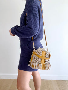 Macrame Bucket Bag