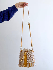 Macrame Bucket Bag