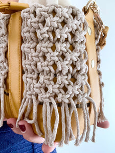 Macrame Bucket Bag