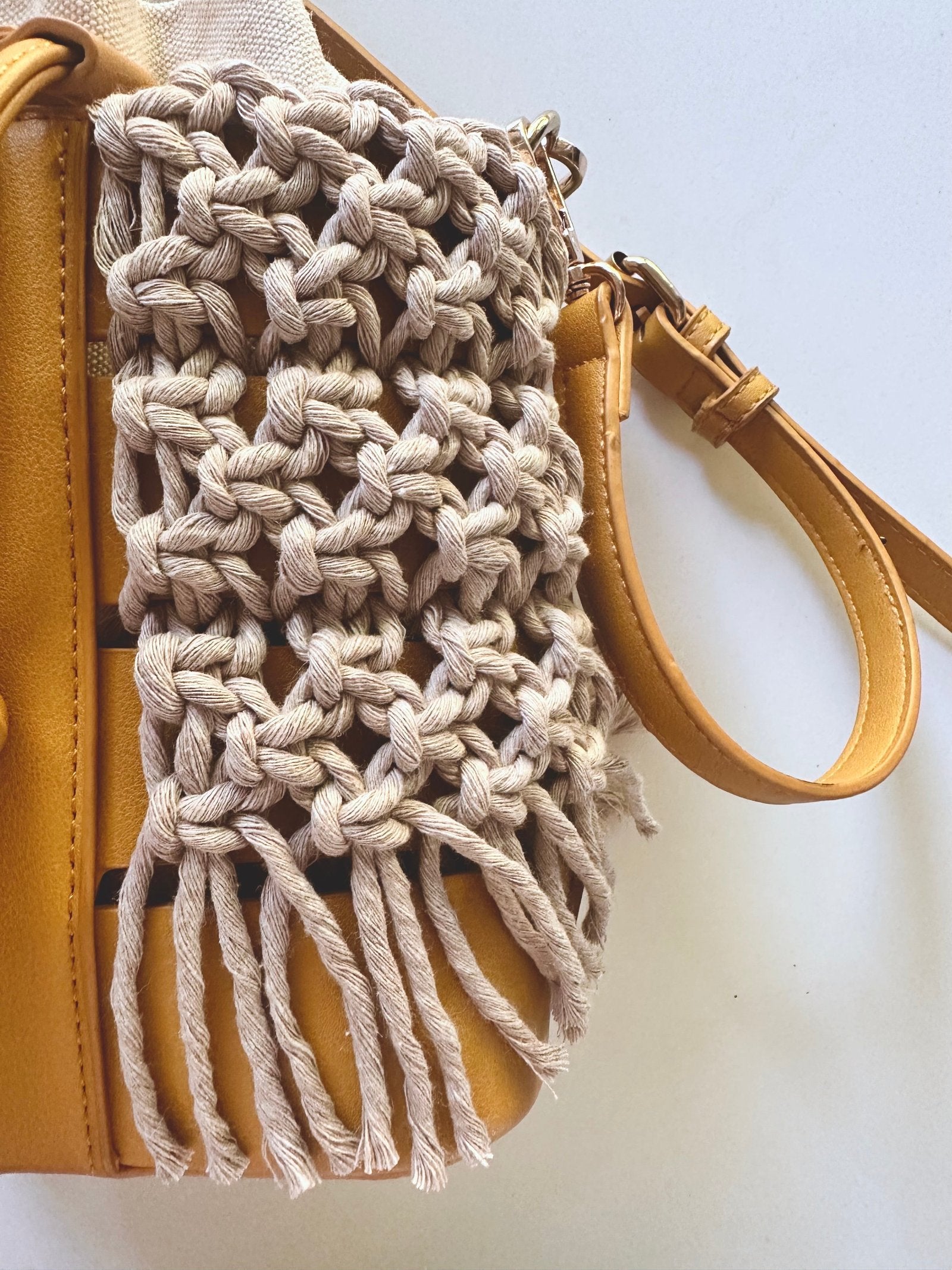 Macrame Bucket Bag