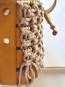 Macrame Bucket Bag