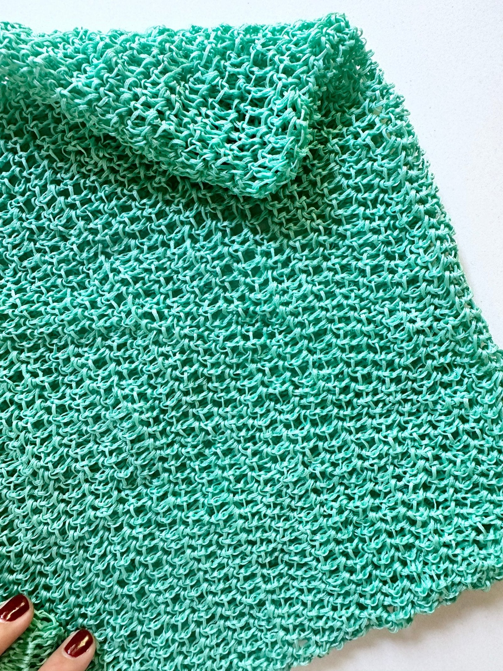 Bright Teal Shopping Bag