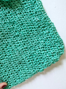 Bright Teal Shopping Bag