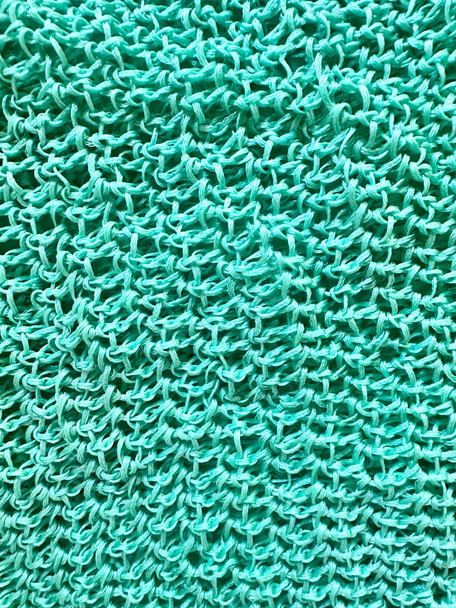 Bright Teal Shopping Bag