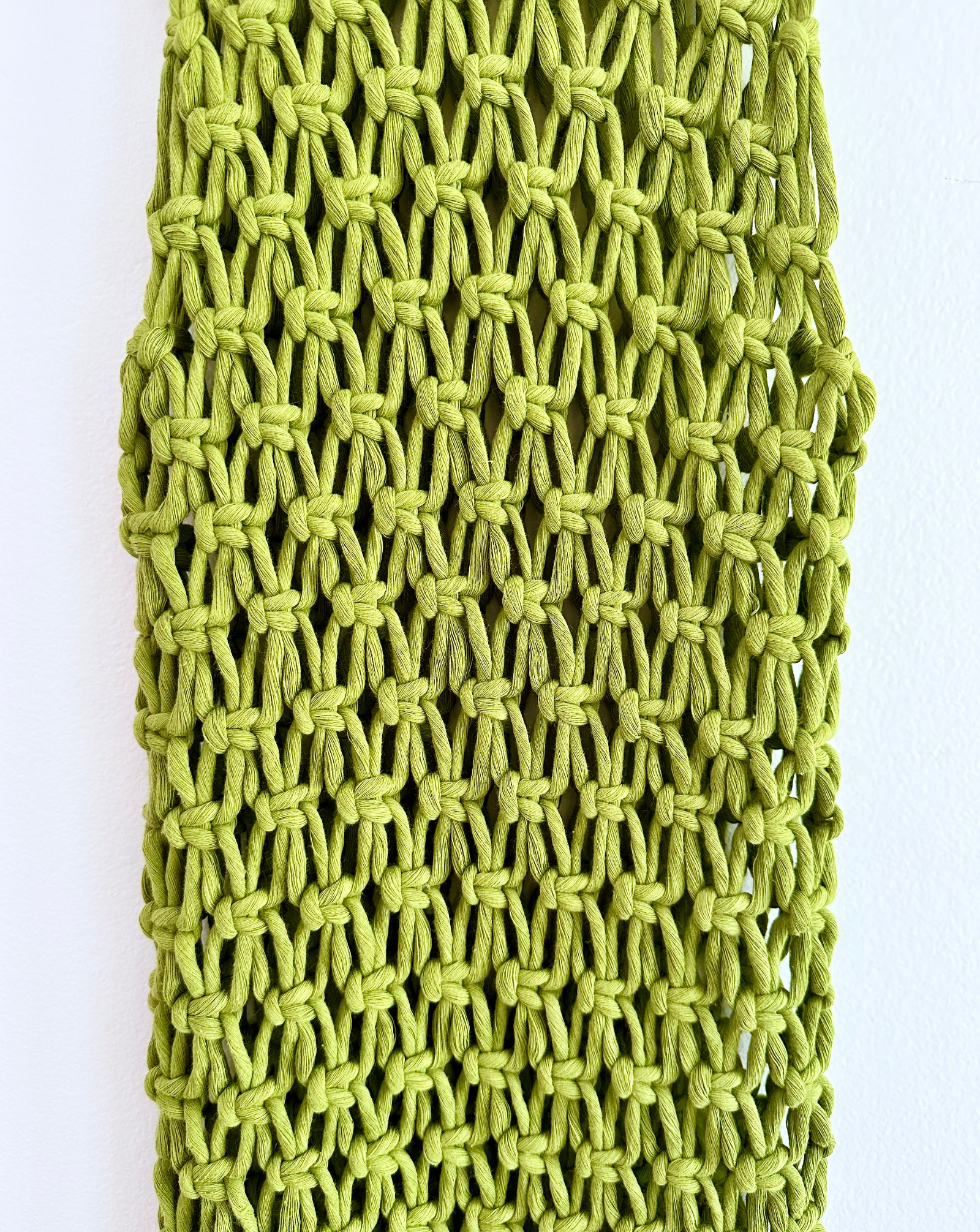 Macrame Dress: Edamame