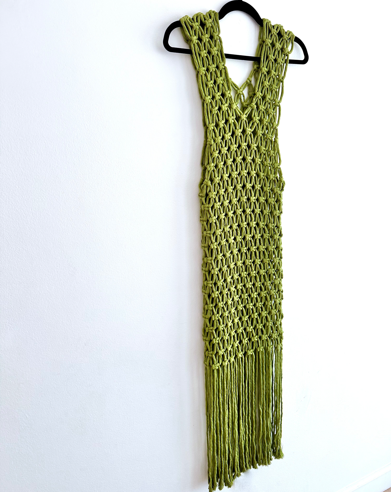 Macrame Dress: Edamame