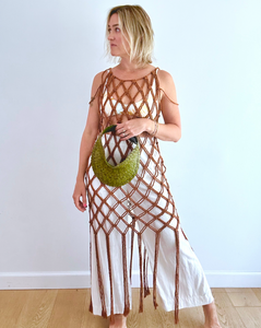 Macrame Dress: Earth