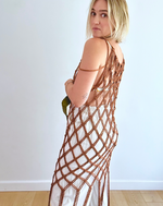 Load image into Gallery viewer, Macrame Dress: Earth
