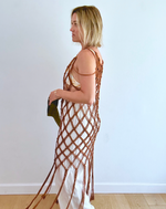 Load image into Gallery viewer, Macrame Dress: Earth
