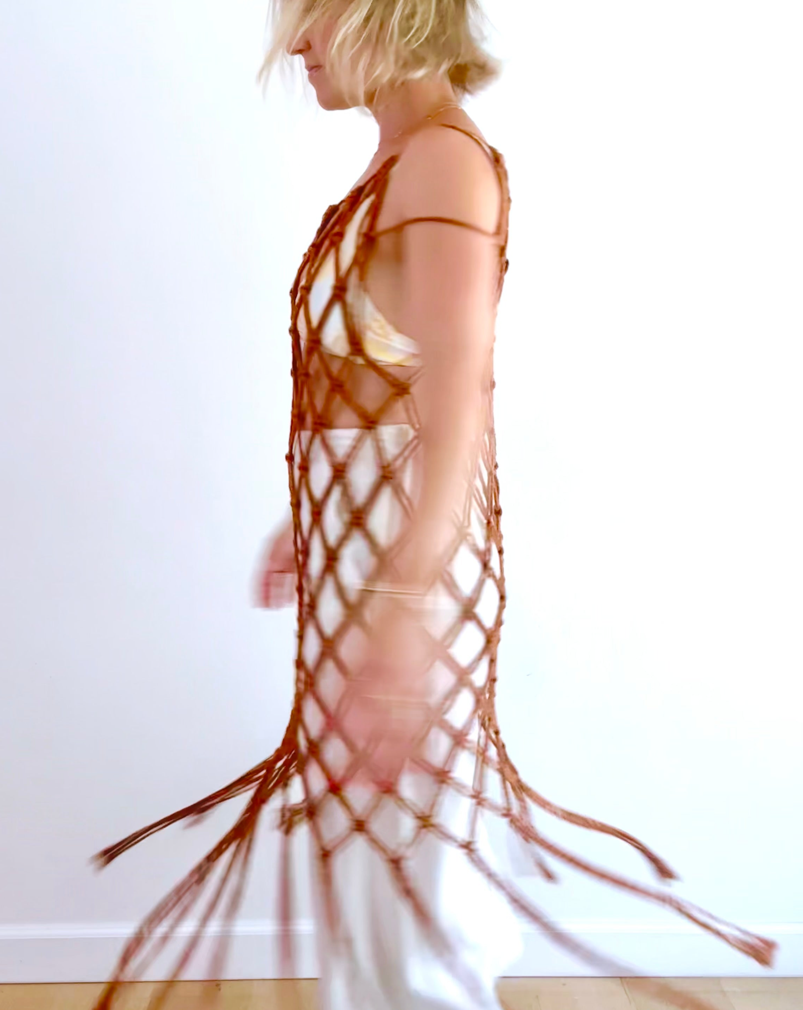 Macrame Dress: Earth