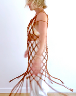 Load image into Gallery viewer, Macrame Dress: Earth
