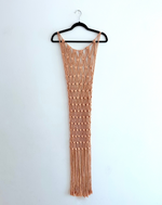 Load image into Gallery viewer, Macrame Dress: Peach
