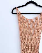 Load image into Gallery viewer, Macrame Dress: Peach
