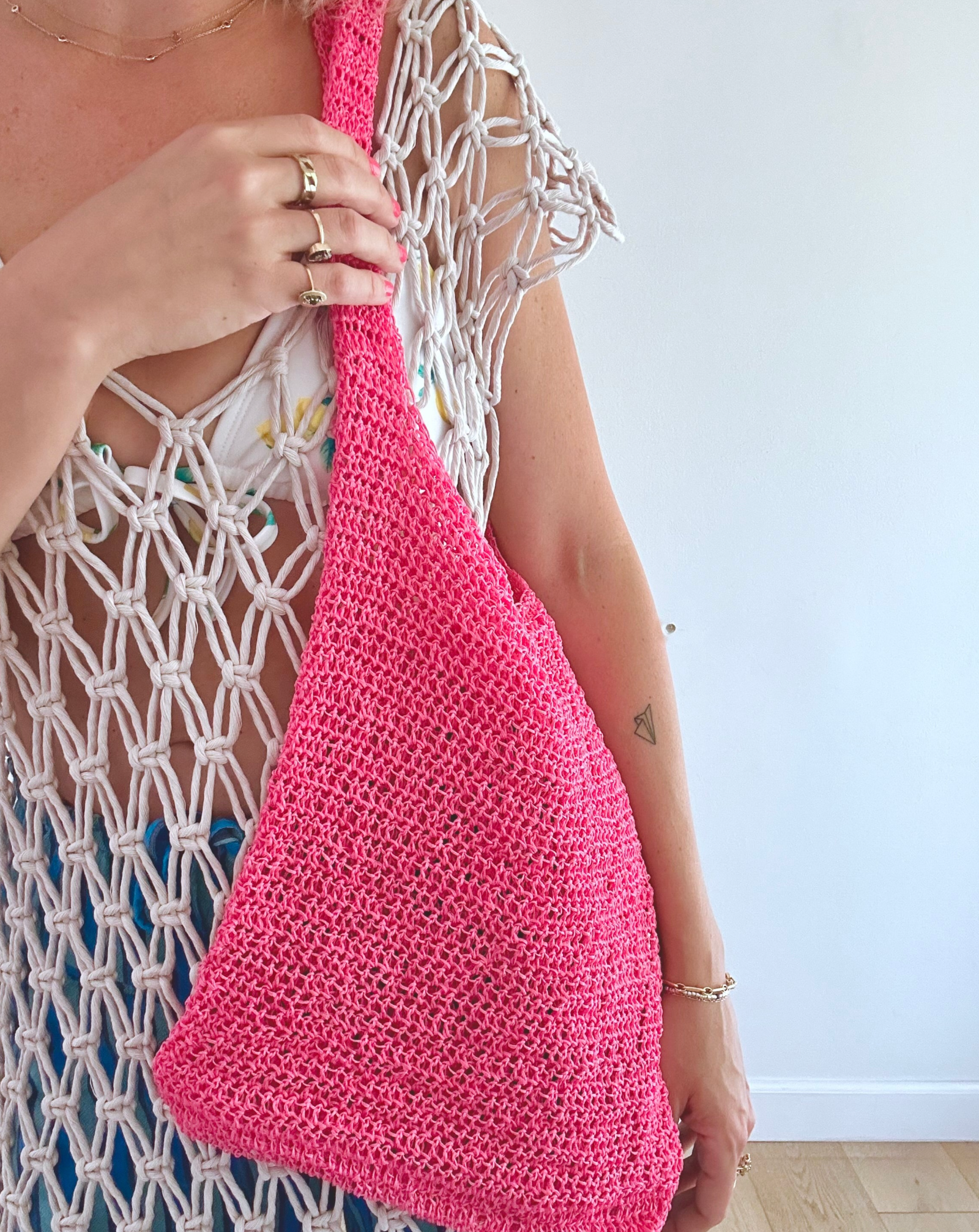 Macrame Dress: Cloud