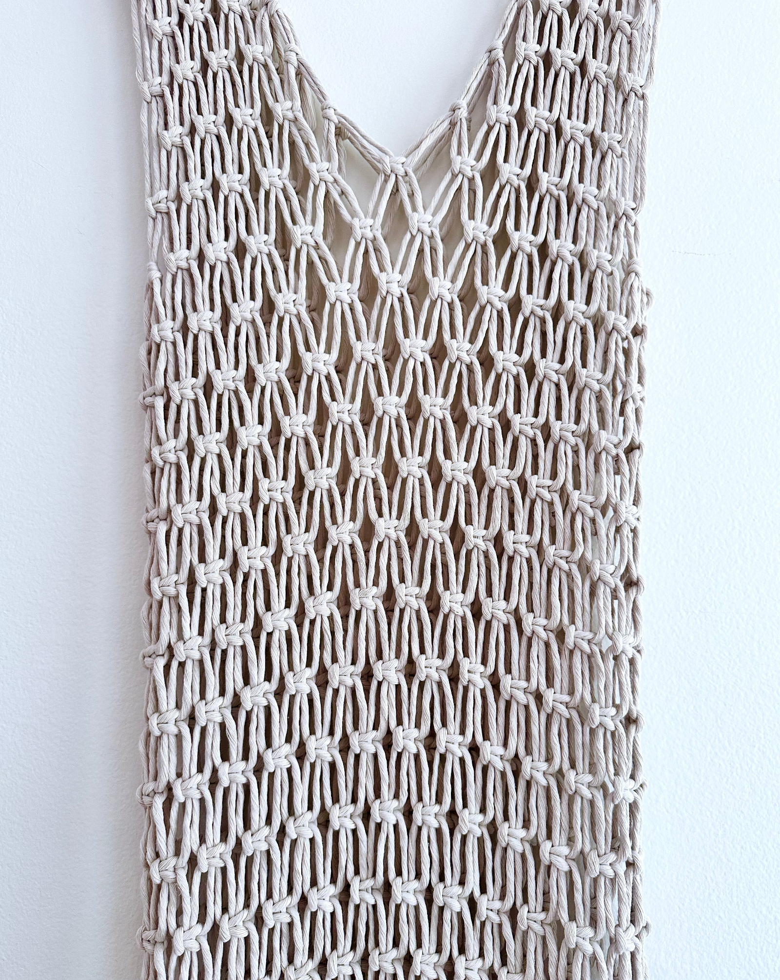 Macrame Dress: Cloud