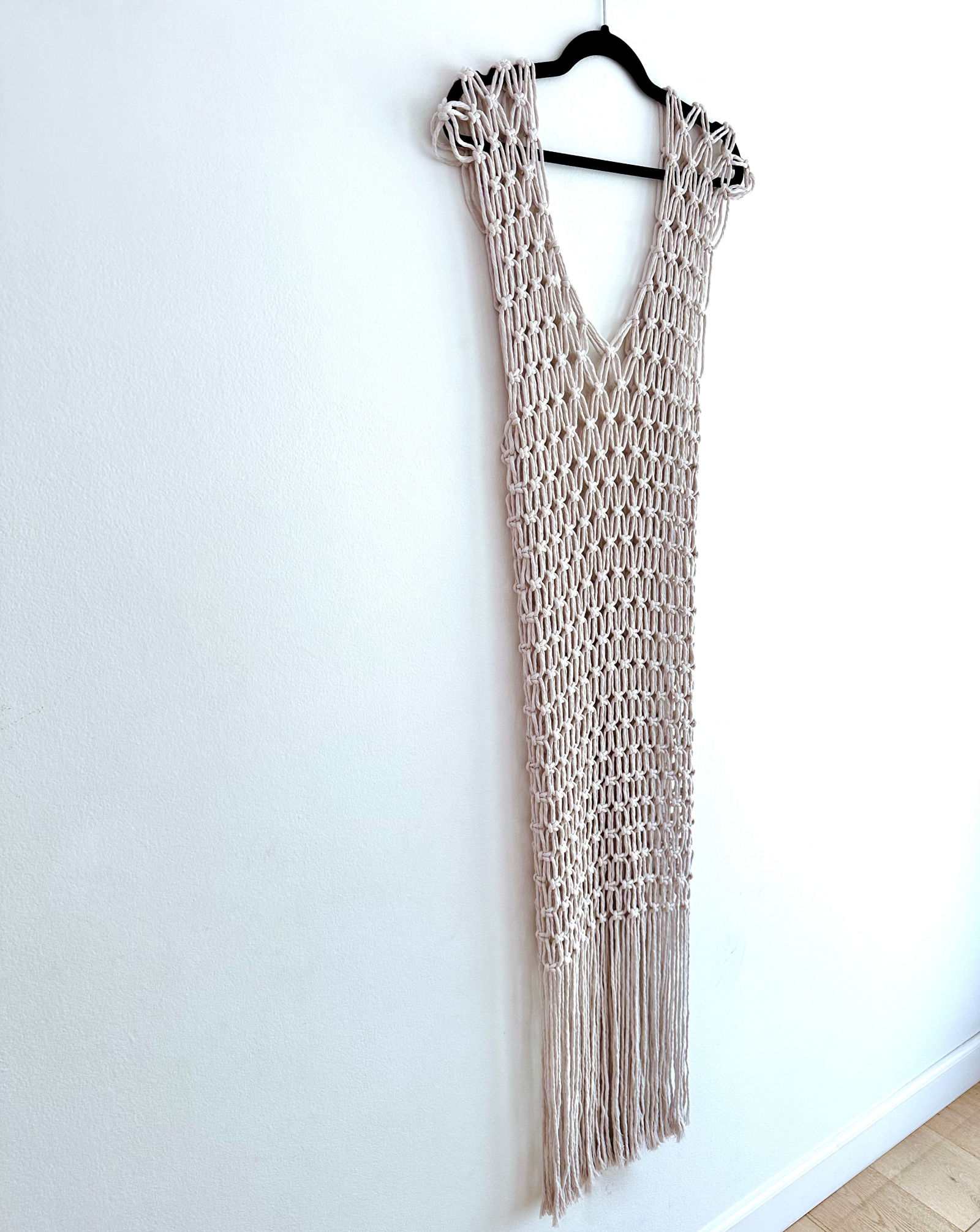 Macrame Dress: Cloud