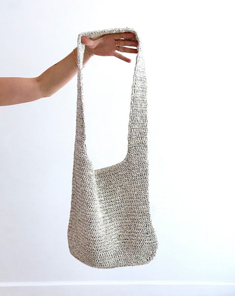 Cotton/Recycled Denim Crossbody Bag