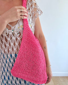 Bright Pink Shopping Bag