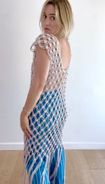 Load image into Gallery viewer, Macrame Dress: Cloud
