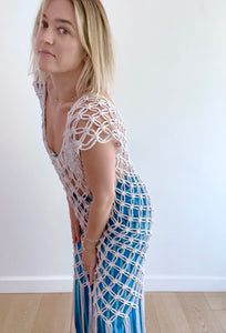 Macrame Dress: Cloud