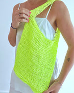 Load image into Gallery viewer, Neon Green Beach Bag
