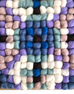 Load image into Gallery viewer, Squish Square, in Lavender &amp; Seafoam
